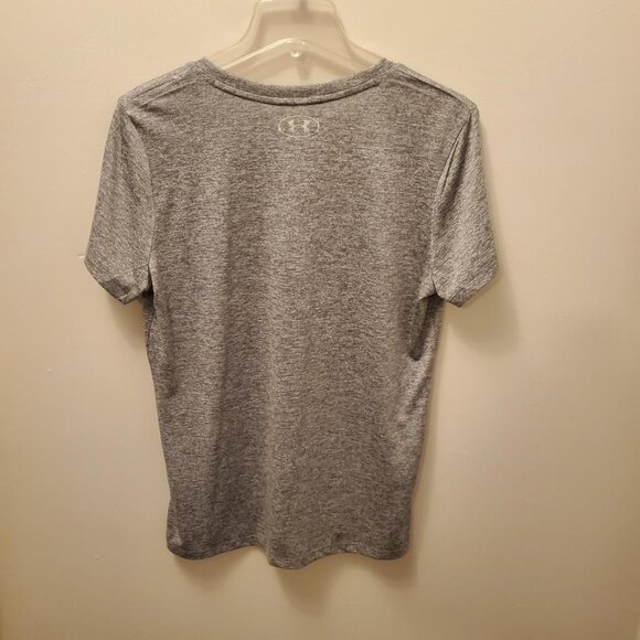 Women's Under Armour HeatGear Active Wear Top, Size L, Gray marble, Ex Cond! - Picture 3 of 3